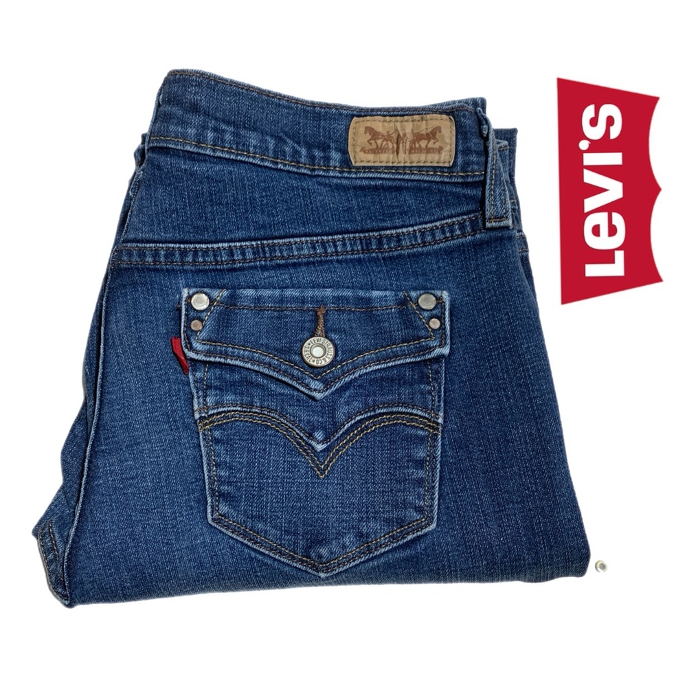 Levi's Women's Blue Jeans - 505 Straight Leg -‎ 7x31 -0438 - Vintage Levi